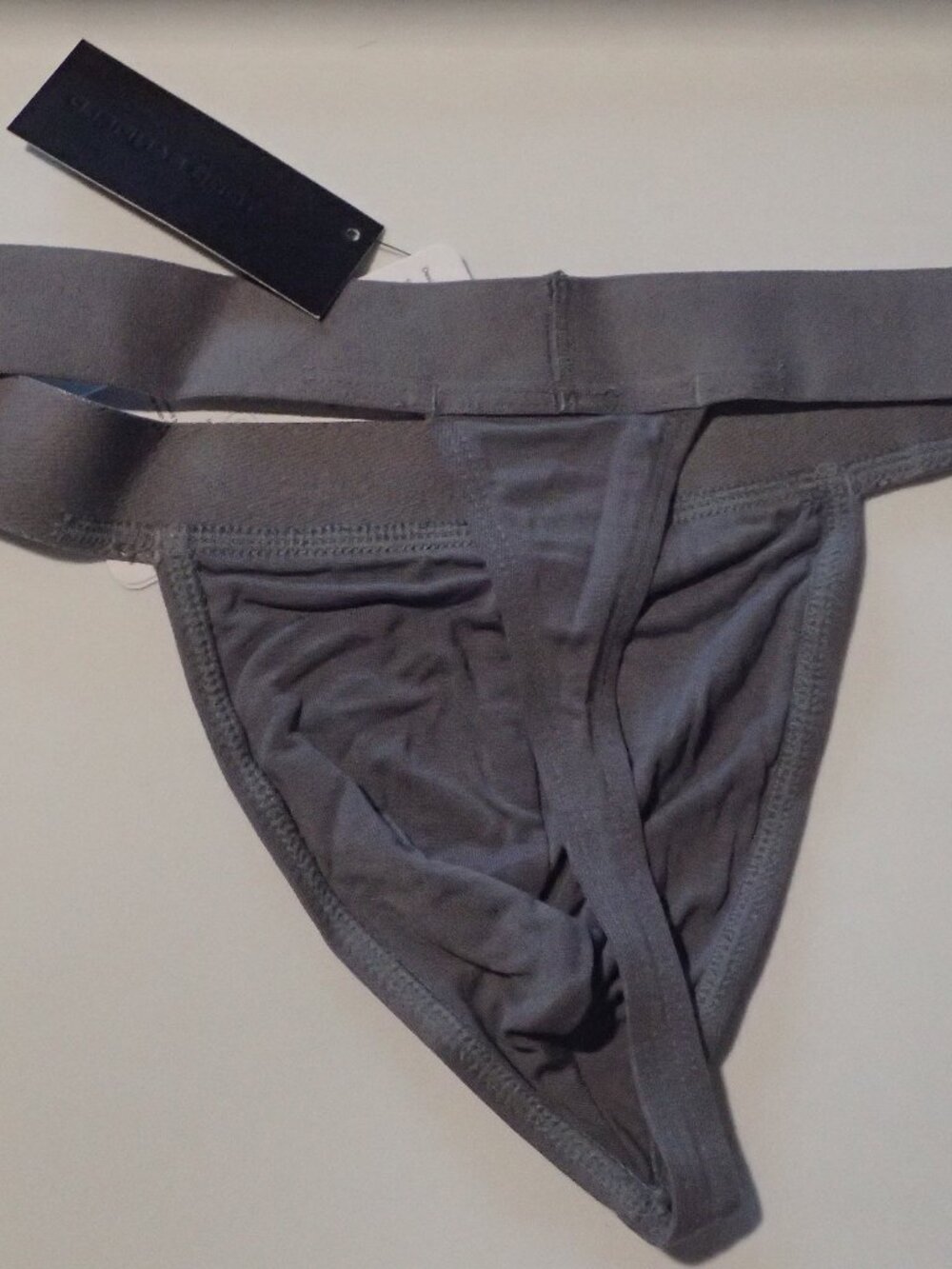 Todd Sanfield Essential Thong in Charcoal, Size M, NWT